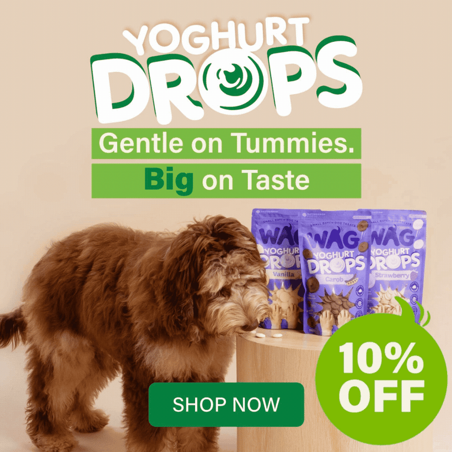 Get 10% OFF WAG Yoghurt Drops in July